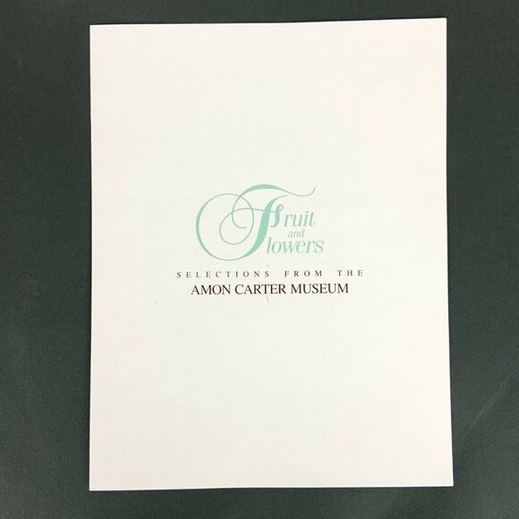 Amon Carter Museum 1988 Fruit Flowers Art Prints Portfolio 16x20 Set Of 5 - Picture 10 of 12